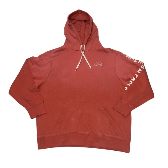 AMERICAN EAGLE Hoodie Salmon color - Picture 2 of 4